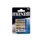 Maxell Pack de 4 Piles Alcalines LR06 AA 1.5V