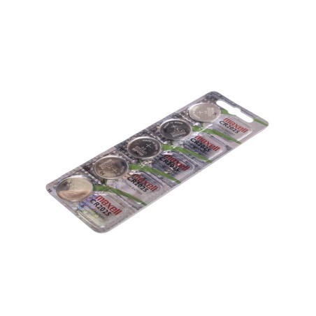 ✅ Maxell Pack de 5 Piles Bouton Lithium CR2025 3V couleur Plusieurs couleurs en stock