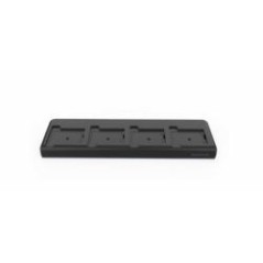 plateau noir trois compartiments rectangulaires