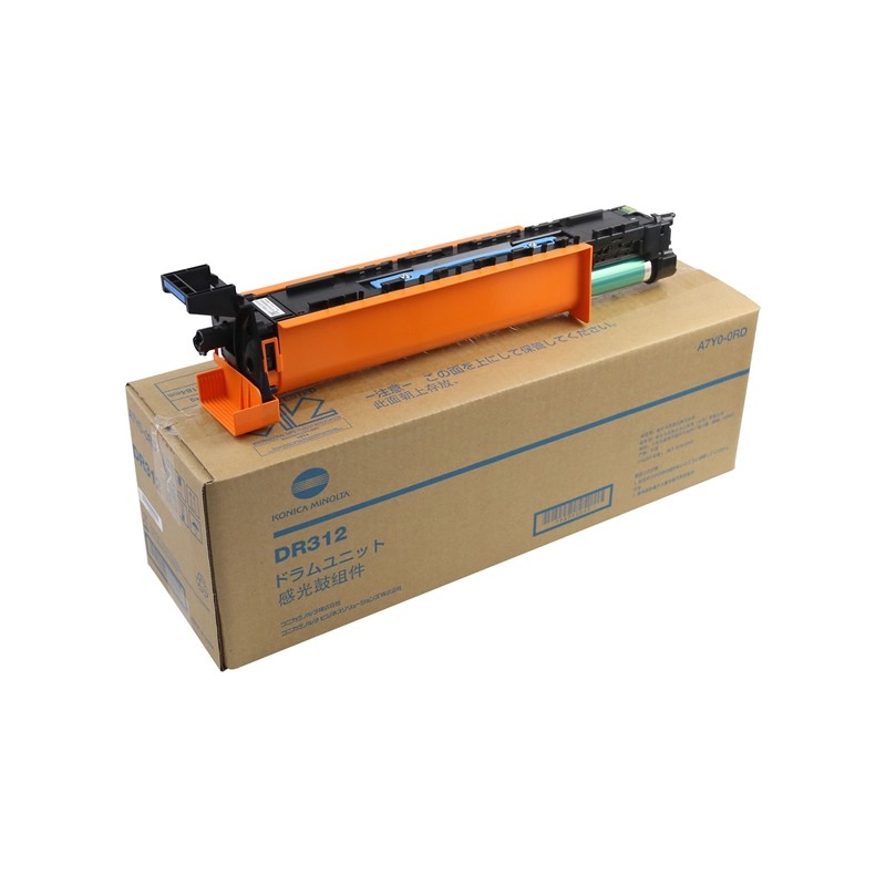 Tambour d'image original noir Konica Minolta DR312 - A7Y00RD (tambour) Tambour d'image original noir Konica Minolta DR312 - A7Y00RD (tambour)