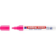✅ LOT de 10 Edding 4095 Marqueur Craie Liquide - Pointe Ronde - Trait entre 2 et 3 mm - Odeur Neutre - Couleur R en stock
