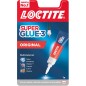 Colle transparente Loctite Super Glue-3 avec pinceau - Triple résistance - Collage et résistance instantanés - Utilisation