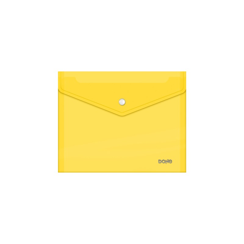 Enveloppe Dohe, A5, PP Transp. 150µm, Jaune Enveloppe Dohe, A5, PP Transp. 150µm, Jaune