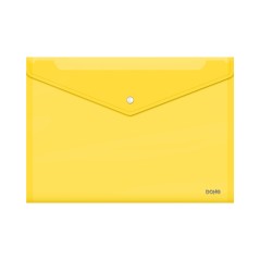 ✅ Enveloppe Dohe, Paysage Folio+, PP Transp. 150µm couleur jaune en stock