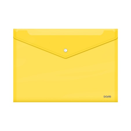 ✅ Enveloppe Dohe, Paysage Folio+, PP Transp. 150µm couleur jaune en stock