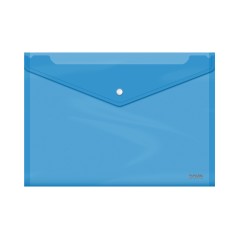 ✅ Enveloppe Dohe, Paysage Folio+, PP Transp. 150µm couleur bleu en stock