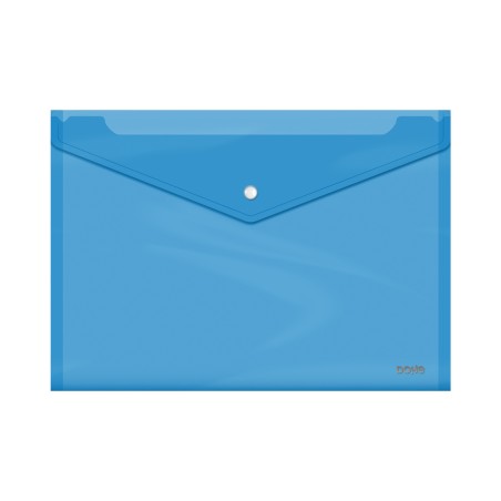 ✅ Enveloppe Dohe, Paysage Folio+, PP Transp. 150µm couleur bleu en stock