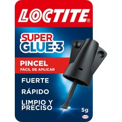✅ Loctite Super Glue-3 Brush 5gr - Adhésif universel triple résistance - Force et utilisation instantanée - 2 en stock