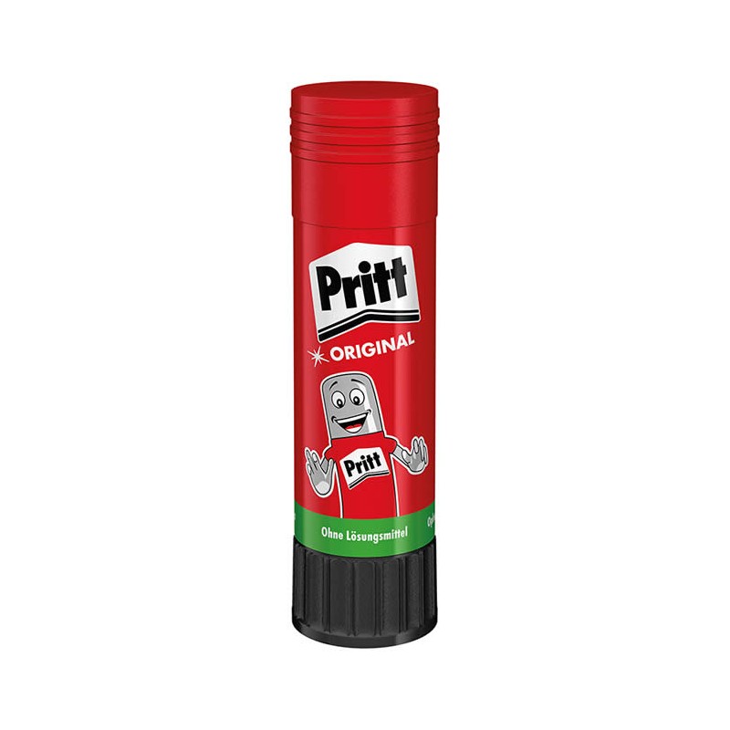LOT de 15 Bâton de colle moyen Pritt 22grs - Sans solvant - 97% d'ingrédients naturels - Lavable à 20ºC - Sans danger pour les