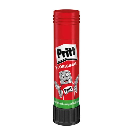 ✅ LOT de 15 Petit bâton de colle Pritt 11grs - Sans solvant - 97% d'ingrédients naturels - Lavable à 20ºC - en stock