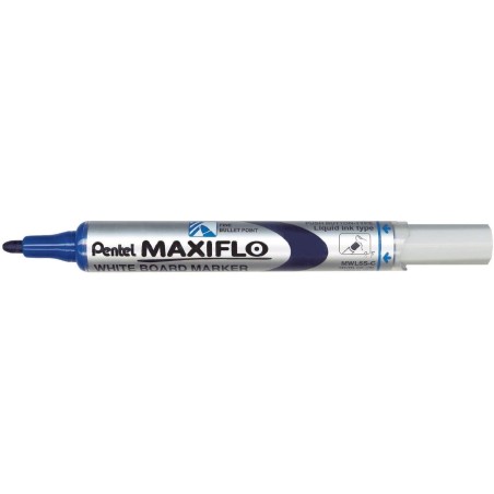 ✅ LOT de 12 Marqueur Tableau Blanc Pentel couleur bleu en stock