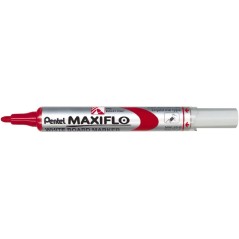 ✅ Pentel LOT de 12 Marqueur Tableau Blanc couleur rouge en stock