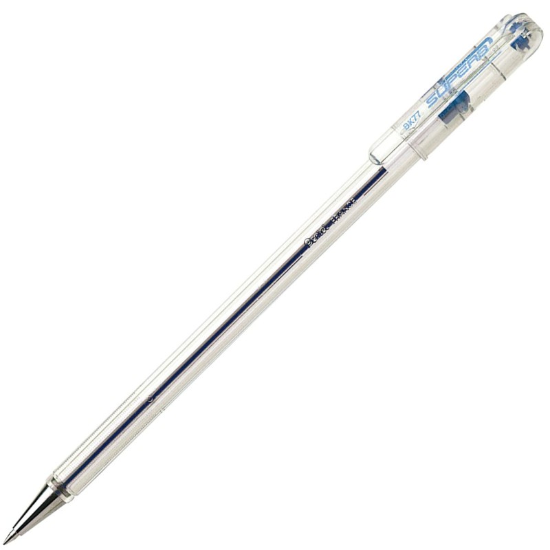 Stylo bille bleu Pentel SuperB boîte de 12