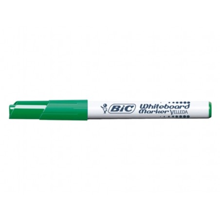 ✅ LOT de 12 Marqueur Tableau Blanc Bic Velleda couleur vert en stock