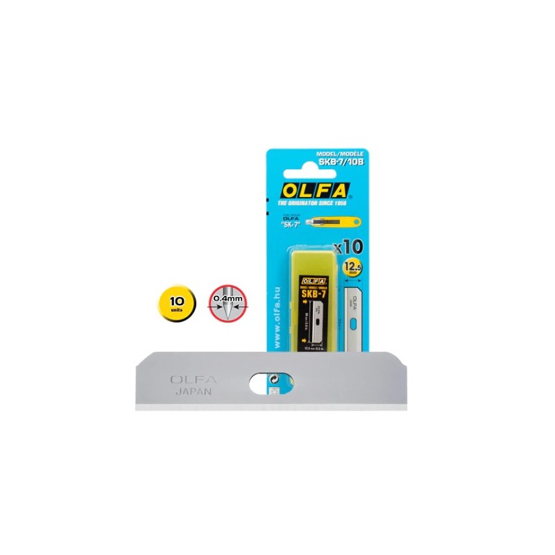 Olfa Lot de 10 Lames de Rechange pour Olfa SK-7 Cutters - Acier Inoxydable