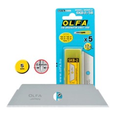 ✅ Olfa Lot de 5 Lames de Rechange pour Olfa SK-2 Cutters - Acier Inoxydable couleur Acero en stock