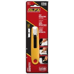 ✅ Lame de sécurité auto-rétractable Olfa SK-7 - Canal en acier inoxydable - Sécurité maximale - Utilisation en stock