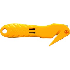 Couteau de sécurité Olfa SK-10 avec lame cachée - Acier inoxydable - Sécurité maximale - Utilisation ambidextre
