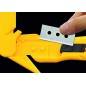 Couteau de sécurité Olfa SK-10 avec lame cachée - Acier inoxydable - Sécurité maximale - Utilisation ambidextre