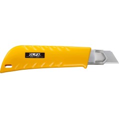 ✅ Olfa L-1 Cutter avec verrouillage à cliquet - Manche en plastique - Canal en acier inoxydable couleur jaune en stock