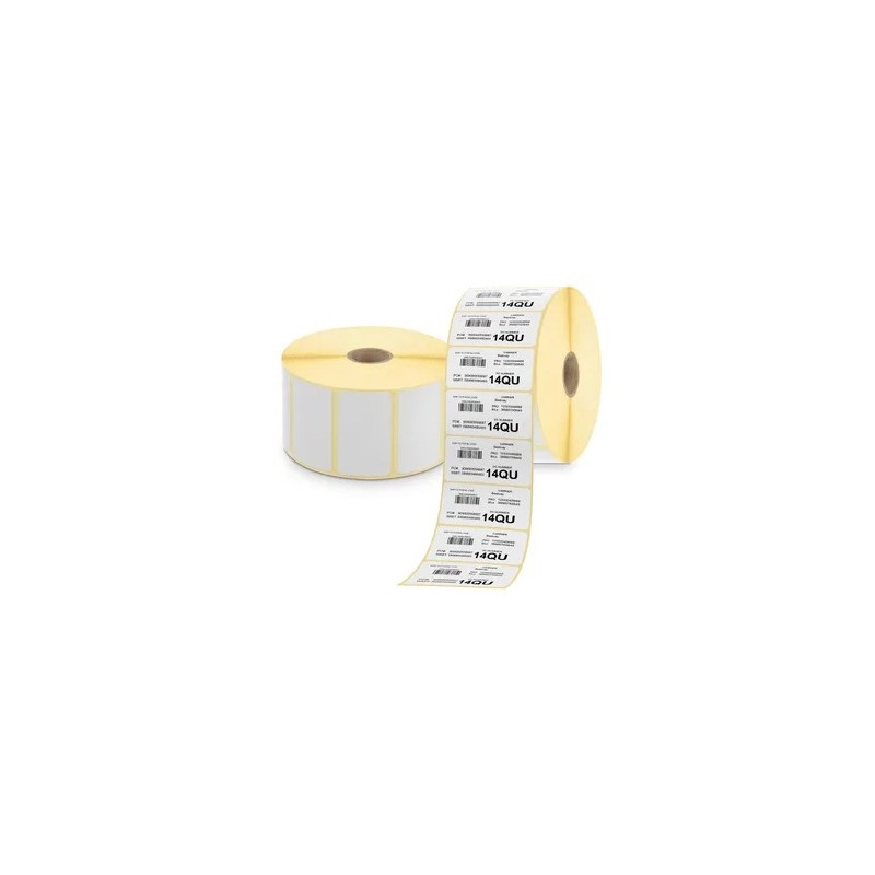 Zebra Lot 12 rouleaux d'étiquettes 38x25mm