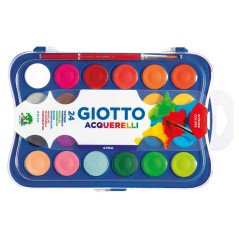 ✅ Coffret Giotto 24 Aquarelles 30mm + Pinceau couleur Surtido en stock