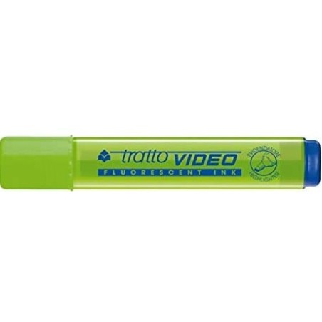 ✅ LOT de 12 Marqueur fluorescent Tratto Video couleur Verde Lima en stock