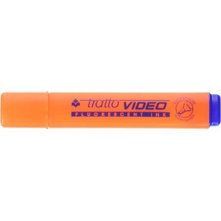 ✅ LOT de 12 Marqueur fluorescent Tratto Video couleur Naranja Fluorescente en stock