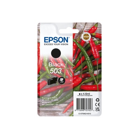✅ Cartouche d'encre noire d'origine Epson 503 - C13T09Q14010 couleur Noir en stock