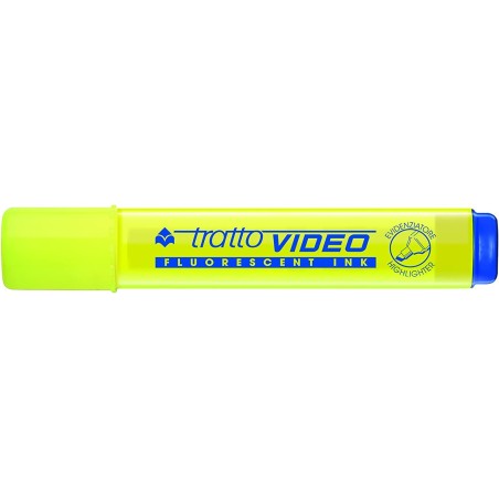 ✅ Giotto Tratto Video Marqueur Fluorescent couleur Amarillo Fluorescente en stock