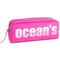 Trousse Oceans Wave California 1-zip fuchsia - poignée ergonomique