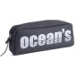 Trousse Oceans Wave California 1-Zip - Poignée Ergonomique - Couleur Gris Foncé