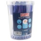 Stylos à bille triangulaires bleus lot de 36 MKtape Stylos à bille triangulaires bleus lot de 36 MKtape
