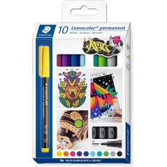 ✅ Staedtler Lot de 10 feutres en stock