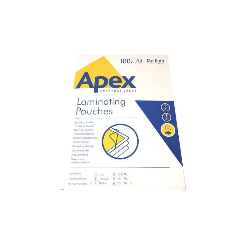 Fellowes Pochettes plastification A4 125 microns