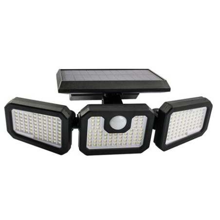 ✅ Projecteur Solaire Triple Elbat - 800LM - Lumière Froide 6500K - Détecteur de Mouvement couleur en stock