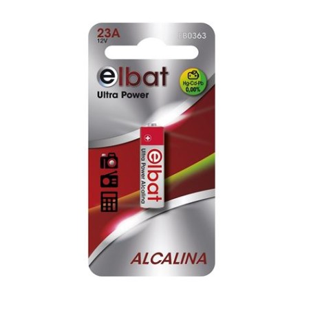 ✅ Pile alcaline Elbat 23A 12V couleur en stock