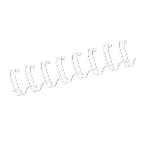 ✅ Fellowes Lot 100 Spirales Métalliques Doubles 10 mm couleur en stock