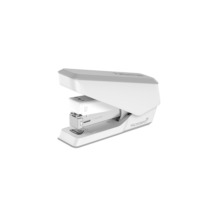 Fellowes LX840 Agrafeuse avec Protection Microban - Jusqu'à 25 Feuilles - Dégrafeuse Amovible - Visionneuse d'Agrafes - Couleur