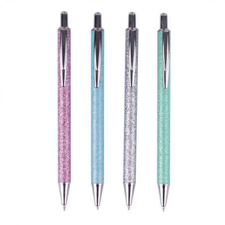 Stylos métal pailletés lot de 20 Apli papeterie