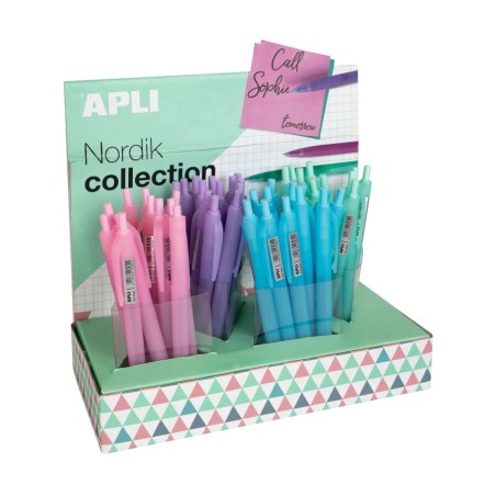 Présentoir surligneur pastel Apli Nordik