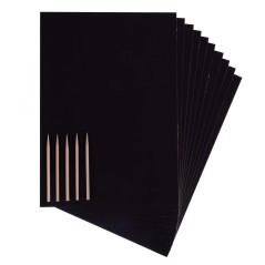 ✅ Apli Magic Scratch A4, Lot de 10, Multicolore couleur en stock