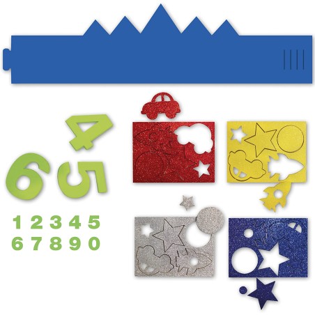 Apli Couronne d'Anniversaire, 10 Chiffres