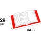 Apli Lot de 3 Protèges Livres à Rabat Ajustable 290 mm - PVC - Couverture en 3 Étapes