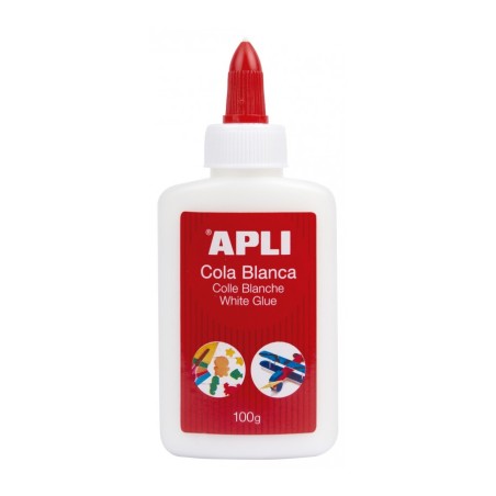 ✅ Apli White Colle Liquide 100g - Applicateur de Pointe - Sans Solvant et Non Toxique - Convient à un Usage Sco en stock