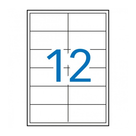 ✅ Apli Etiquettes Blanches Amovibles 97 x 42,4mm couleur en stock