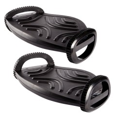 ✅ Repose-pieds Smart Rocker de Fellowes - Double base circulaire - Aide à corriger la circulation - Surface à en stock