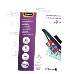 ✅ Fellowes Lot 25 Pochettes A5, 80 microns couleur en stock
