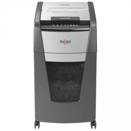 Destructeur de particules automatique Rexel Optimum AutoFeed 225X - 60L - Alimentation automatique 225 feuilles - Fente