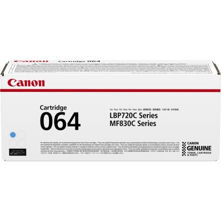 ✅ Canon Toner 064 Cyan (4935C001) couleur cyan en stock